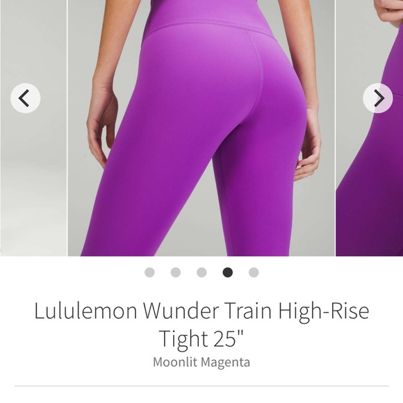 Lululemon Wunder Train High Rise 25” - Picture 4 of 10